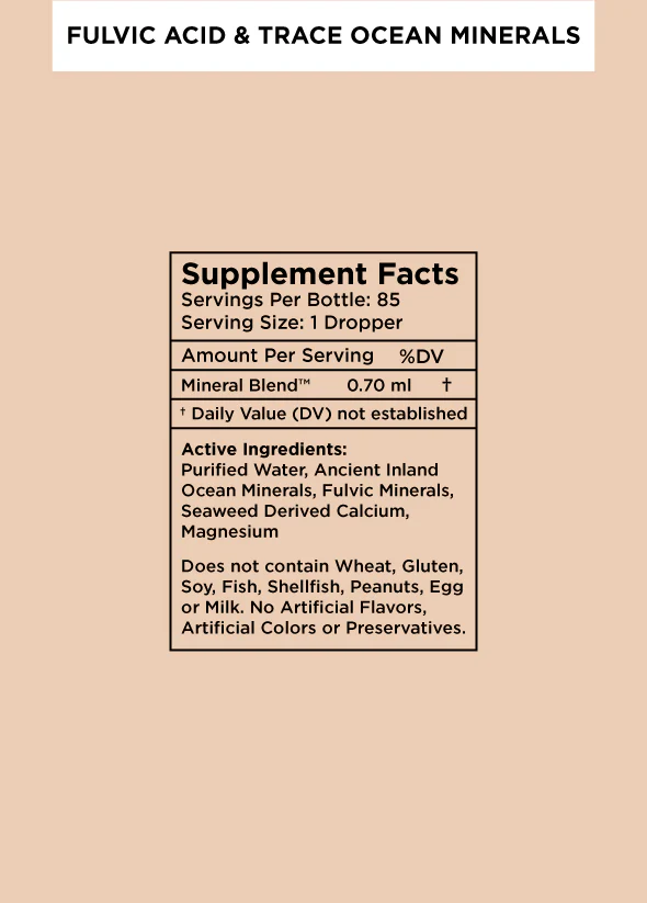 Fulvic Acid & Trace Ocean Minerals* - Image 2