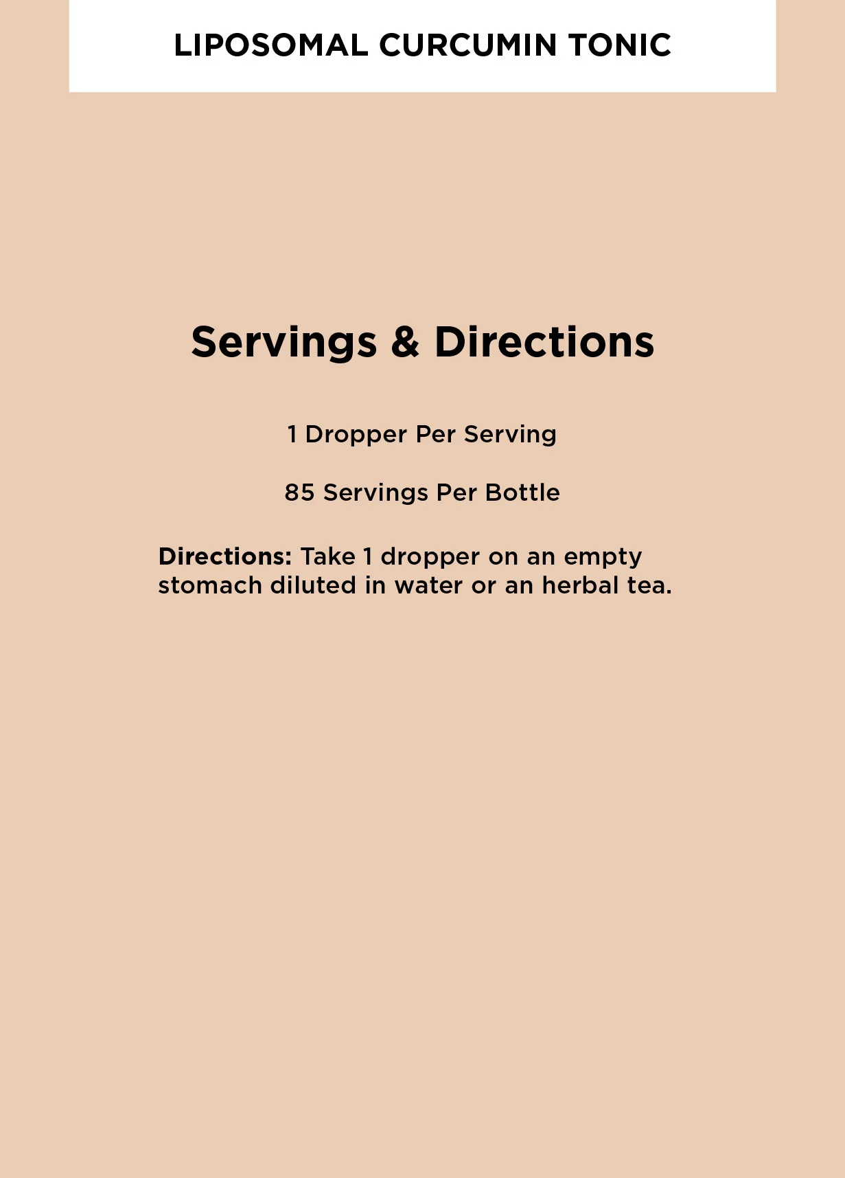 Liposomal Curcumin Tonic* - Image 2