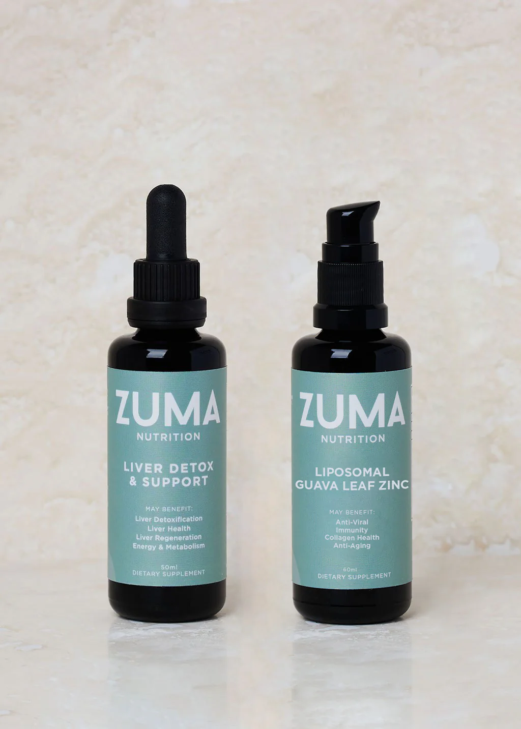 Liver Detox & Support Tonic + Liposomal Guava Leaf Zinc Tonic