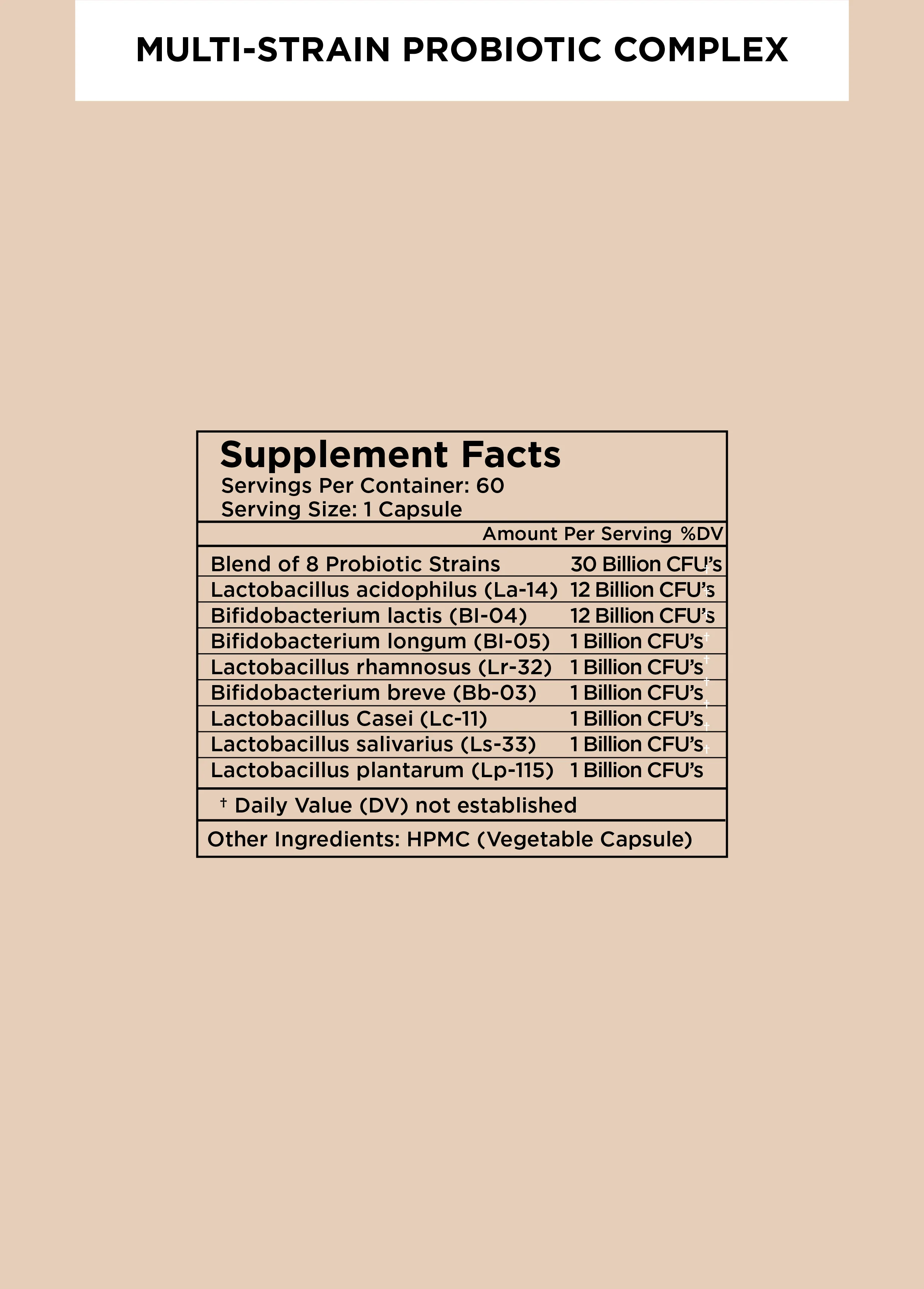 Multi-Strain Probiotic Complex* - Image 3