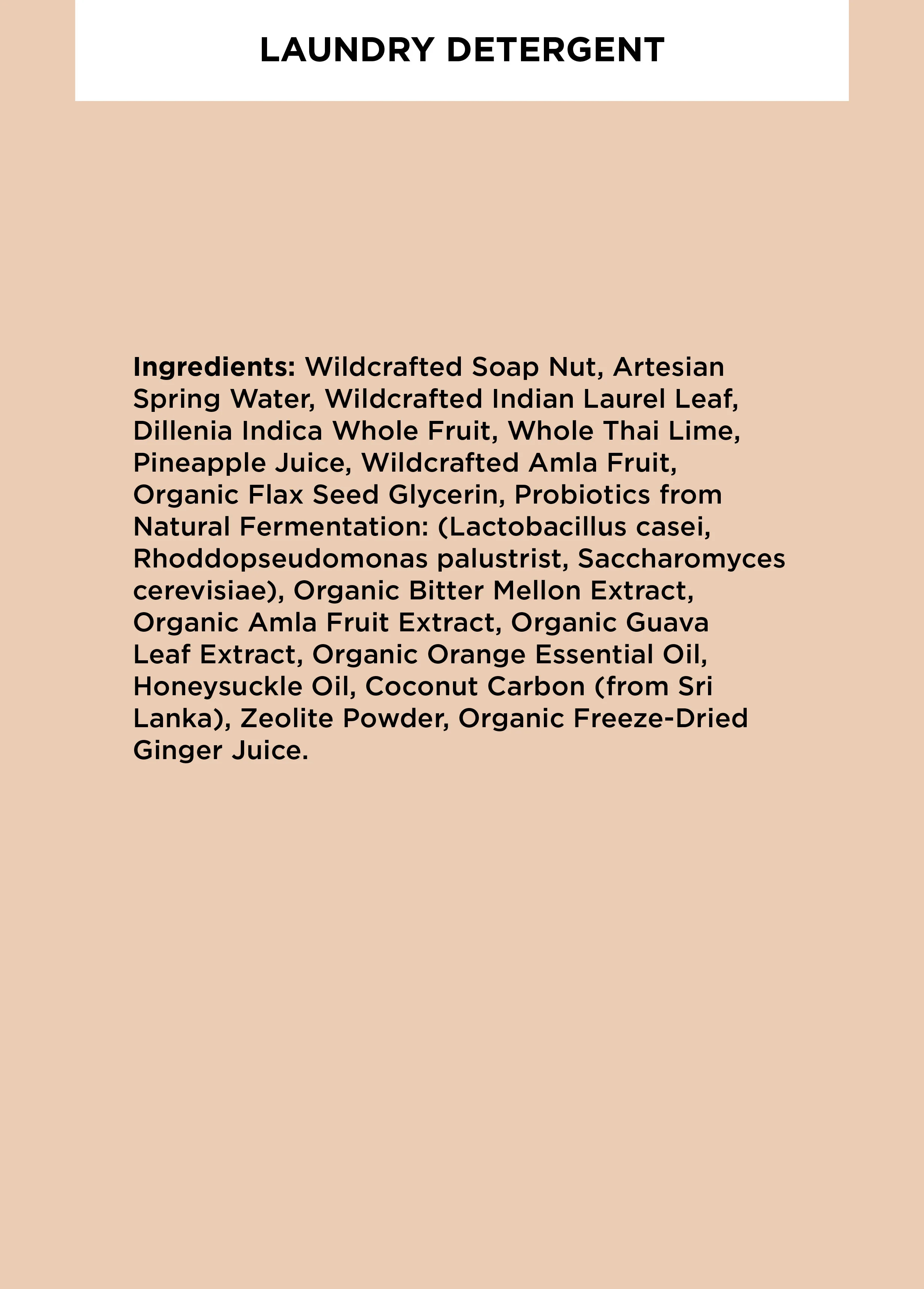 Organic and Wild Crafted Laundry Detergent – 3 Pack - Image 3