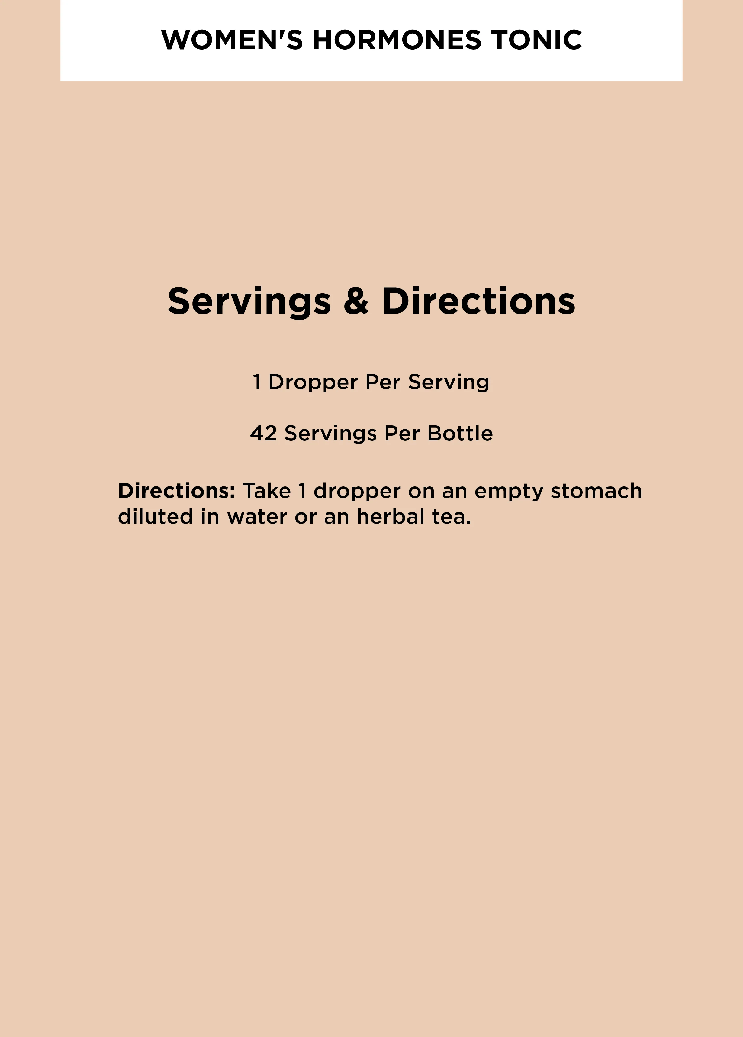Women's Hormones Tonic - Image 3
